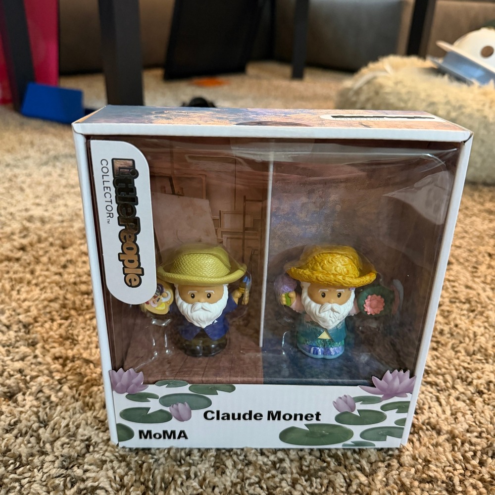 Fisher-Price Little People MoMA Claude Monet Special Edition Collector Set (NWT)